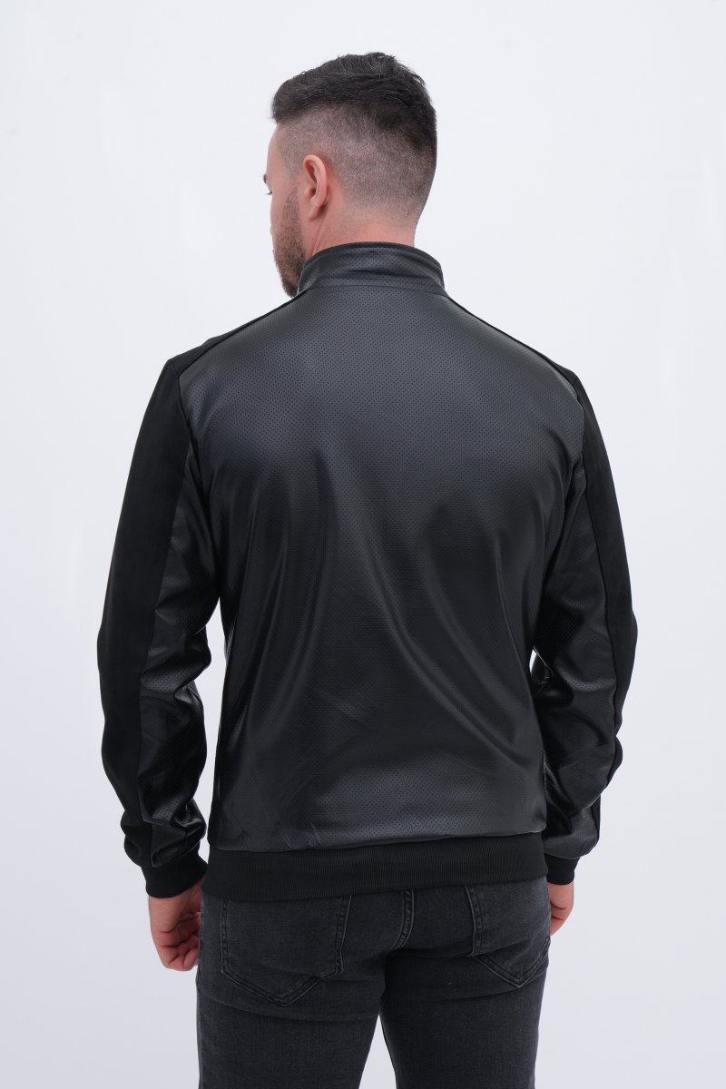 Куртка из экокожи Trend Collection 769 Черный - Фото 5