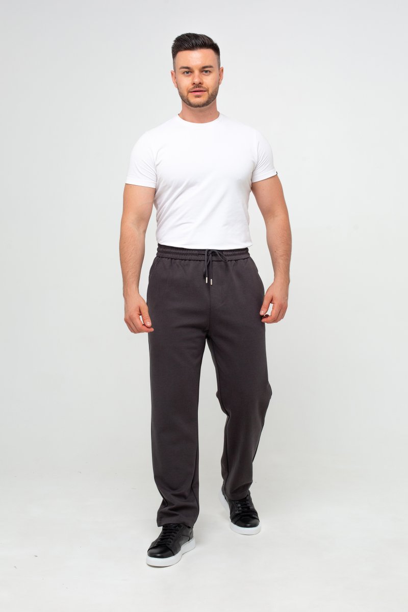 Брюки slim fit K.O.R 1111 Темно-серый - Фото 
