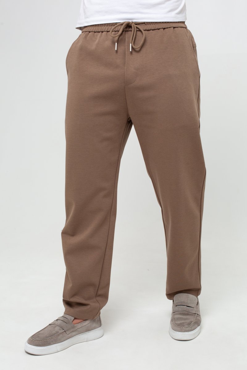Брюки slim fit K.O.R 1111 Бежевый - Фото 3