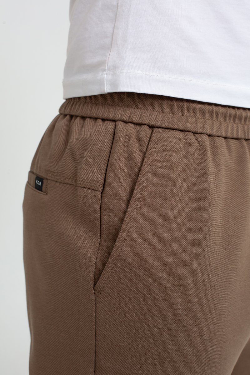 Брюки slim fit K.O.R 1111 Бежевый - Фото 6