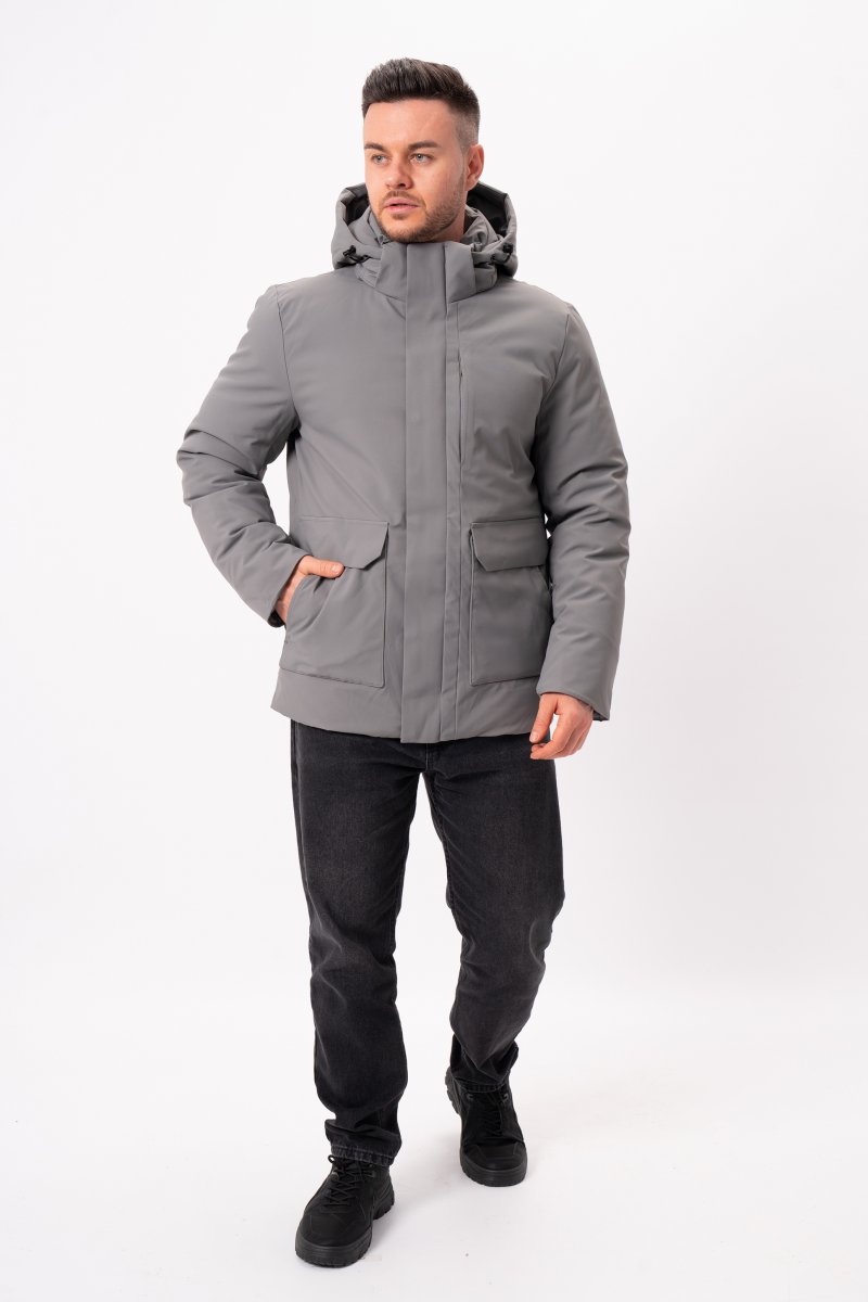 Куртка-зимняя Trend Collection 8119 Серый (GREY) - Фото 