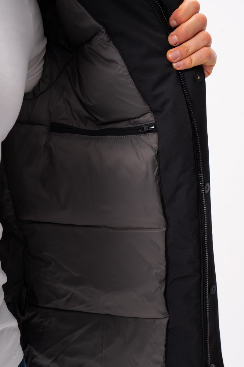Куртка-зимняя Trend Collection 8119 Черный (BLACK) - Фото 6