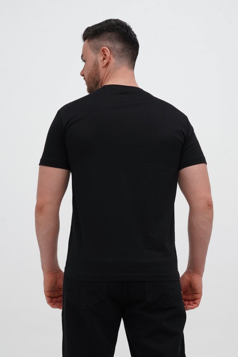 Футболка slim fit Trend Collection BAT 6160 Черный (BLACK, кол.19) - Фото 2