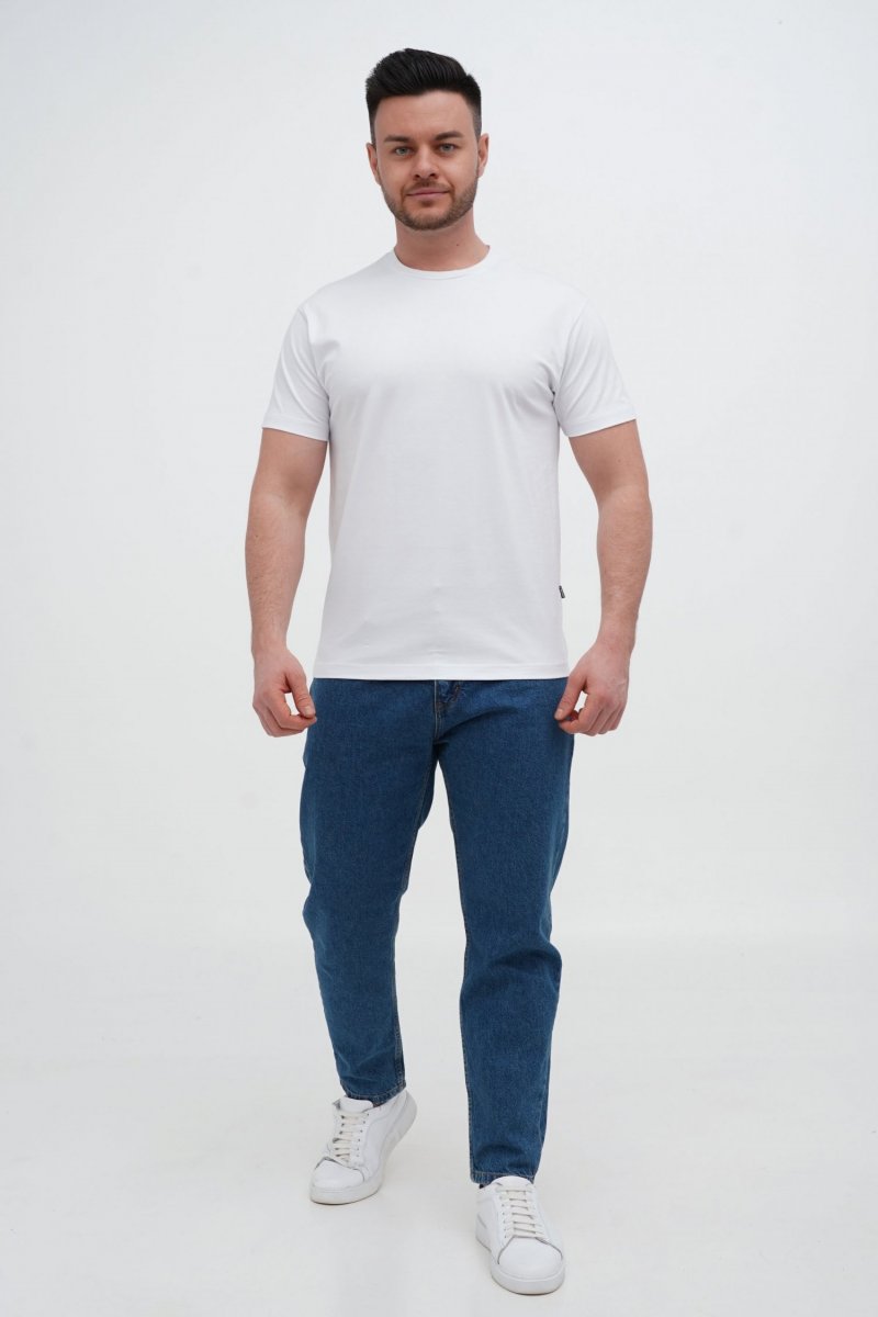 Футболка slim fit Trend Collection BAT 6160 Белый (WHITE, кол.1) - Фото 