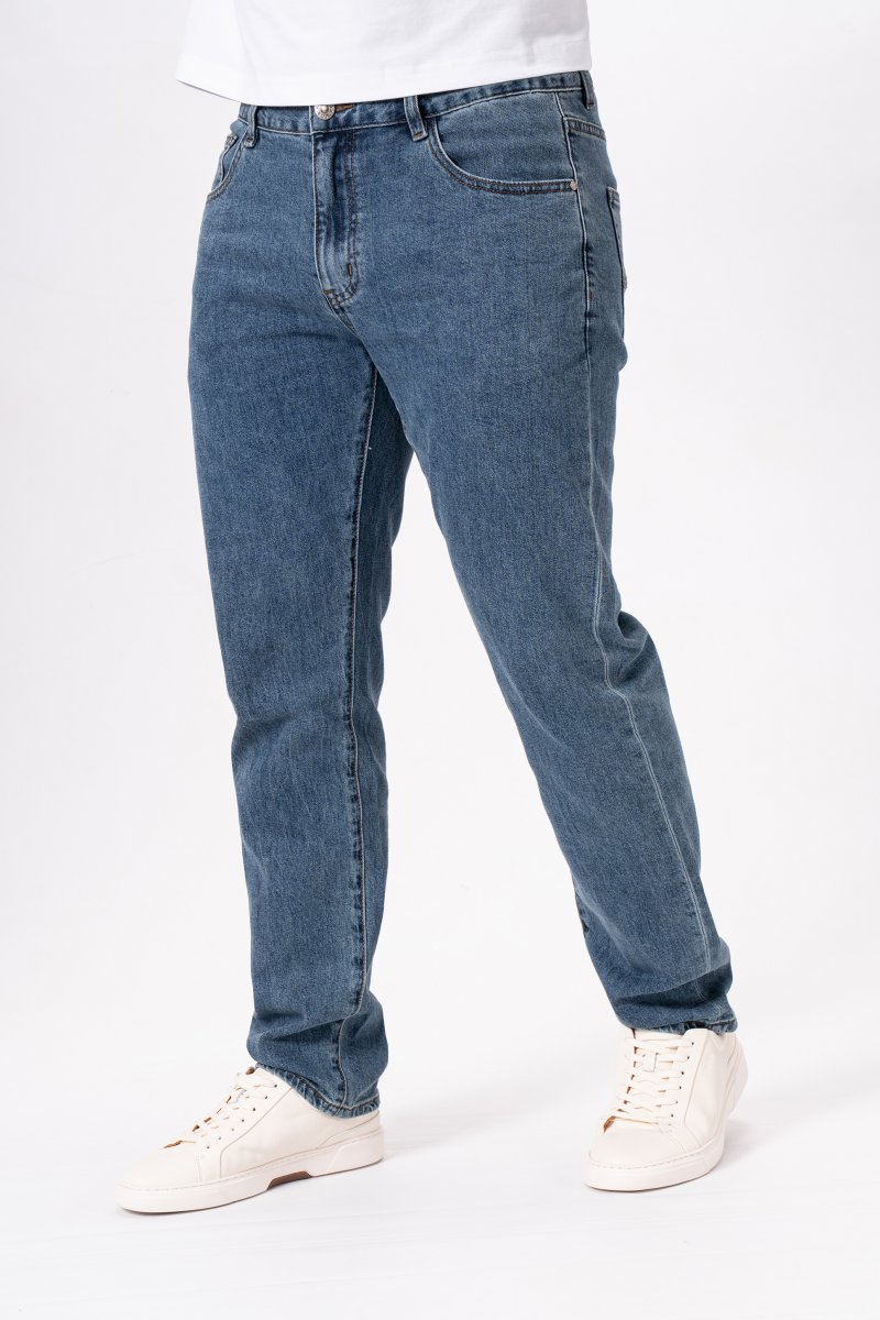 Джинсы comfort fit K.O.R 1986 Синий (Blue) - Фото 1