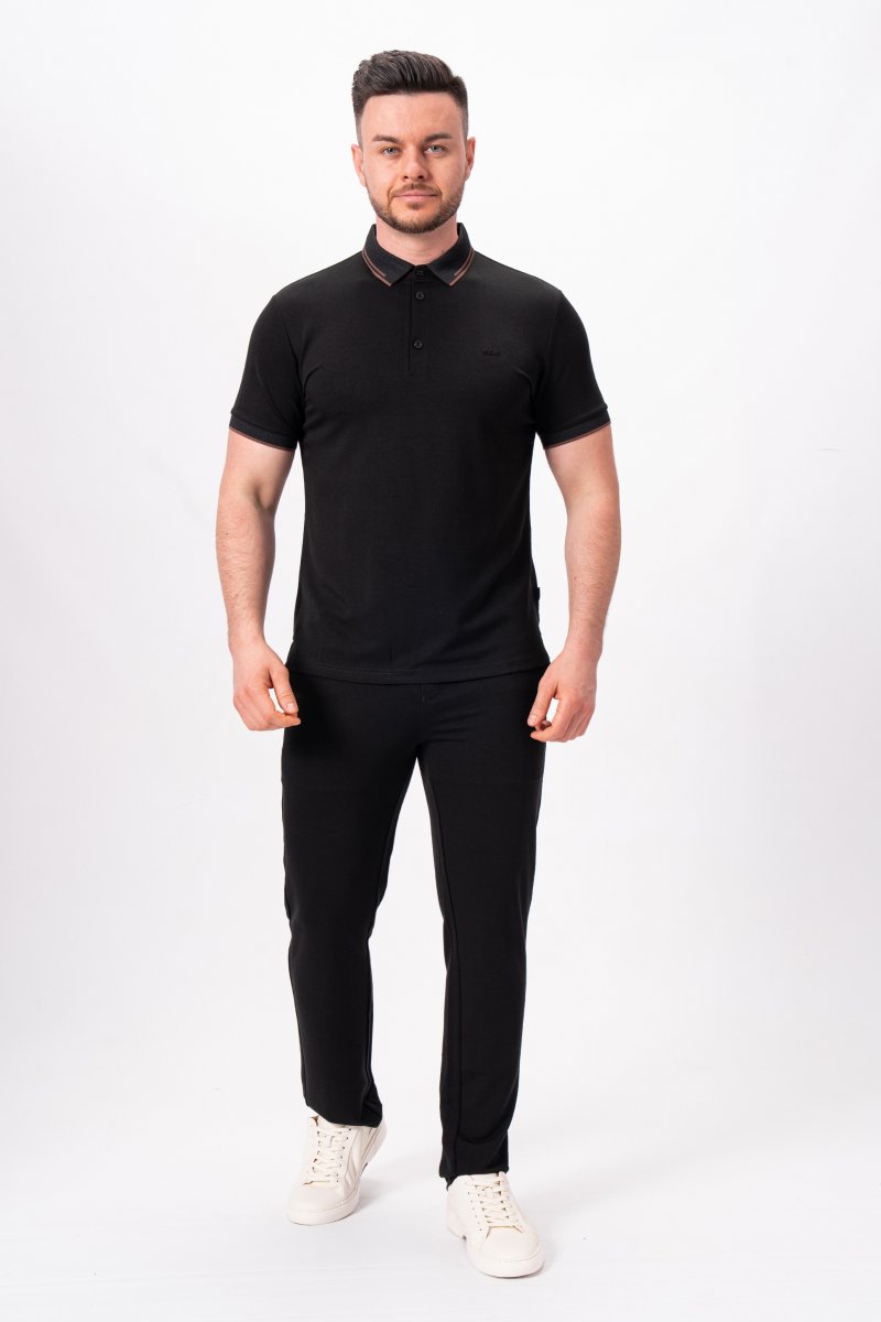 Комплект футболка + штани K.O.R 53027 Чорний (black) - Фото 