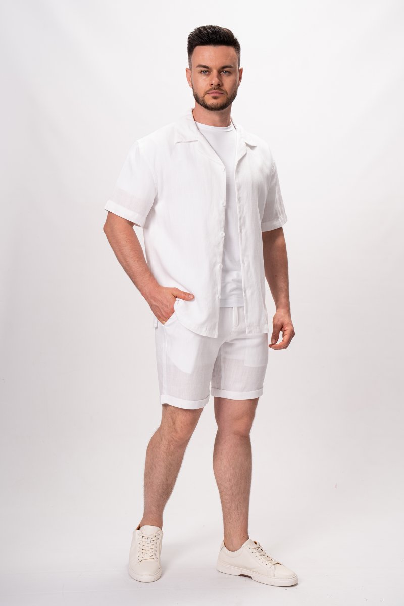 Сорочка-к.р.льон K.O.R 25705 Білий (WHITE кол.1) - Фото 