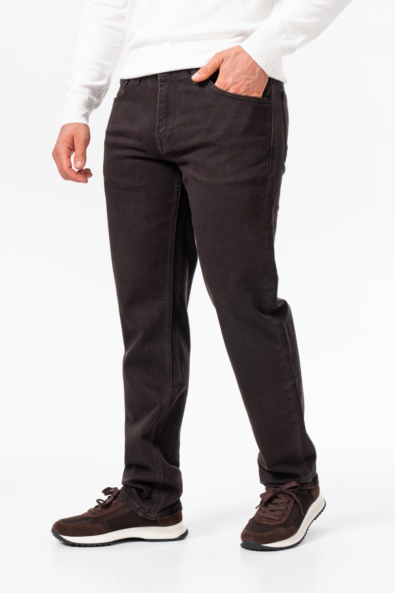 Джинсы slim fit Trend Collection 13406 Коричневый (KAHVE) - Фото 6