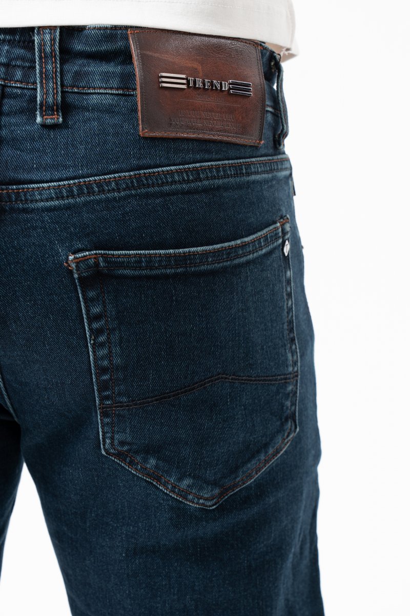 Джинсы slim fit K.O.R 13412 Сине-зеленый (YESIL) - Фото 3