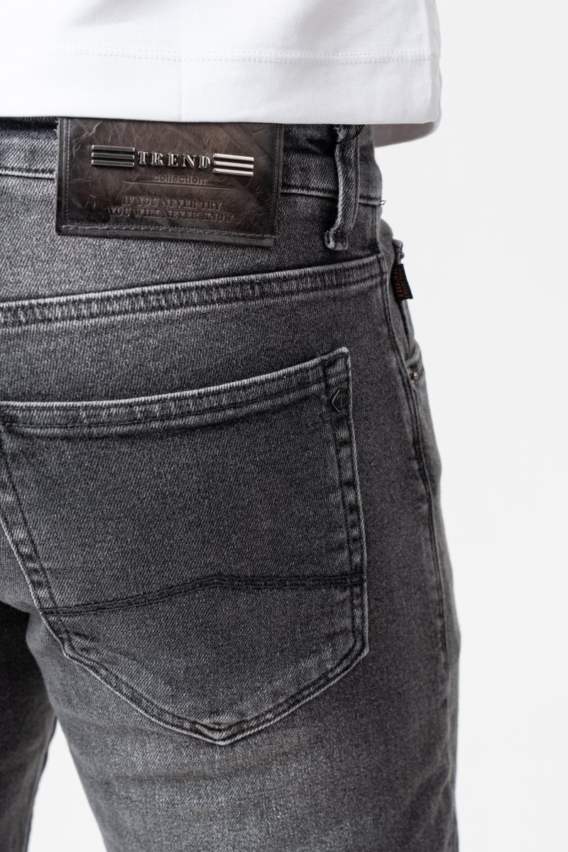 Джинси slim fit K.O.R 13411 Сірий (GRI) - Фото 4