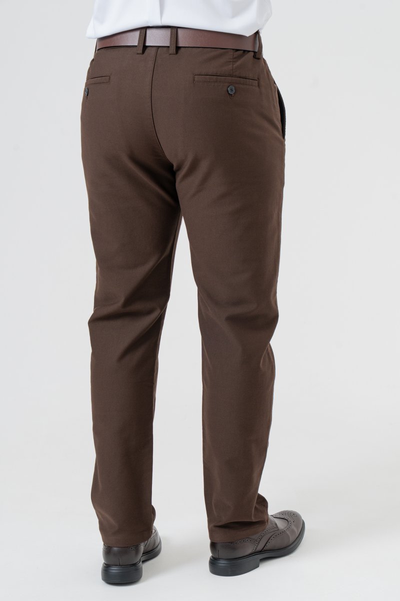 Брюки regular fit K.O.R 2521 Коричневый (brown) - Фото 2
