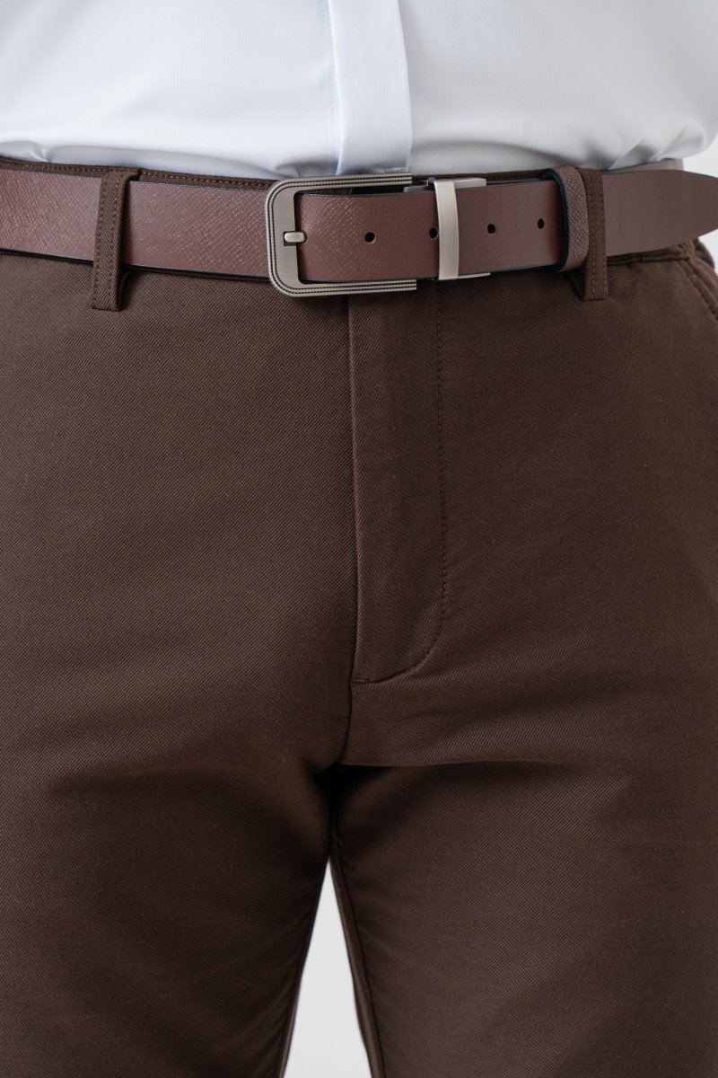 Брюки regular fit K.O.R 2521 Коричневый (brown) - Фото 6